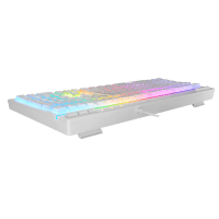 RAMPAGE KM-R57 SERAPHIC BEYAZ RGB AYDINLATMALI Q OYUNCU MULTMEDIA KLAVYE VE 12800 DPI MOUSE GAMING SET - 5