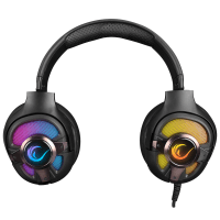 RAMPAGE RM-K77 VIPERA SİYAH USB 7.1 VERSION RGB LEDLI GAMING OYUNCU MİKROFONLU KULAKLIK - 5