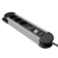 S-LINK SPGKS03 1.5M 3G1.5MM2 900 JOULE 3LÜ AKIM KORUMALI GRİ PRİZ ÇOKLAYICI - 2