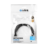 S-LINK SL-CAT601BK 1M SIYAH CAT6 KABLO - 2