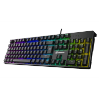 GAMEBOOSTER GB-G24B ENIGMA RAINBOW AYDINLATMALI RED SWITCH MEKANİK SİYAH OYUN KLAVYESİ - 2