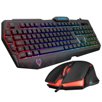 EVEREST KM-6168 FORMULA COMBO USB 3 MAKRO TUŞLU RGB AYDINLATMALI Q GAMING OYUNCU KLAVYE MOUSE SET