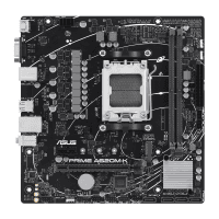 ASUS MB PRIME A620M-K AMD A620 AM5 DDR5 6400 HDMI VGA M2 USB3.2 AURA RGB MATX 96GB KADAR RAM DESTEĞI ASUS 5X PROTECTION III