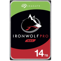 SEAGATE IRONWOLF PRO 14 TB 7200RPM 256MB SATA3 300TB/Y RV NAS (ST14000NE0008)