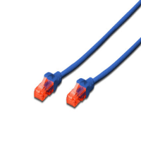 DIGITUS DK-1617-030/B 3 METRE MAVİ PATCH KABLO CAT6 U/UTP,YANGINA DAYANIKLI (250MHZ) POE* READY