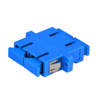 ALFAFONET ADP-DXPCSCPL-FG ADAPTÖR SC/UPC DX SINGLEMODE FLANŞLI VE METAL KLİPSLİ RENK MAVİ TOZ KAPAĞI MAVİ - 2
