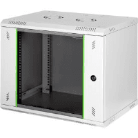 LANDE LN-WB-09U6045-CC-F DEMONTE 9U 19'' WB PROLINEB DUVAR TIPI KABINET G600XD450 MM. CAM ÖN KAPI / AÇIK GRİ