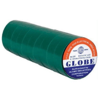 GLOBE YEŞİL İZOLE BANT ELEKTRİK BANDI  0.13MM X 19MM X 10YDS