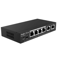 RUIJIE REYEE RG-ES206GC-P 4 PORT 10/100/1000 4 PORT POE+ 2 PORT UPLINK 54W RUJIE CLOUD YONETILEBILIR DESKTOP SWITCH