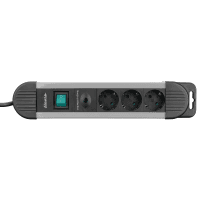 S-LINK SPGKS03 1.5M 3G1.5MM2 900 JOULE 3LÜ AKIM KORUMALI GRİ PRİZ ÇOKLAYICI - 3