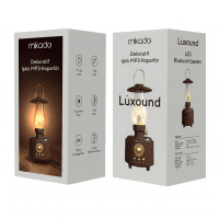 MIKADO MD-1 LÜXOUND 1800MAH 5W KAHVERENGİ BLUETOOTH-AUX-USB-TF CARD DESTEKLİ IŞIKLI SPEAKER - 11