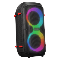 MIKADO MD-601KP 7.4V3000MAH 40W BLUETOOTH/USB/TF/FM/LED IŞIKLI KABLOLUSUZ MIKROFONLU TOPLANTI ANFISI - 2