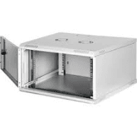 LANDE LN-WB-06U6060-LG-F DEMONTE 6U 19INCH PROLINEB YENI SERI DUVAR TIPI KABINET W600XD600MM RAL 7035 A.GRI CAMLI ON KAPAKLI