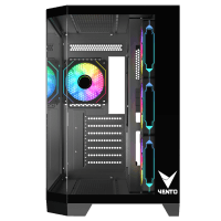 VENTO VG4204FA 850W 80+ BRONZE PANORAMIK GAMING MID-TOWER PC KASASI SİYAH - 2