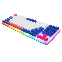 ACER EMACHINES EAK216 BEYAZ/MAVİ/KIRMIZI USB RAINBOW AYDINLATMALI Q STANDART TKL KLAVYE - 3