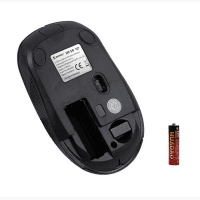 EVEREST SM-18 USB KABLOSUZ MOUSE SİYAH/GRİ - 5