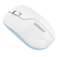 EVEREST SMW-973 USB BEYAZ/MAVİ 2.4GHZ KABLOSUZ MOUSE