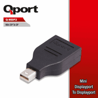 QPORT (Q-MDP2) MINI DISPLAY PORT TO DISPLAY PORT CEVIRICI