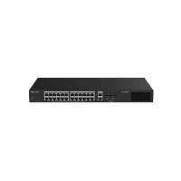 REYEE RG-ES228GS-LP 28 PORTLU, 10/100/1000 GIGABIT, YÖNETİLEBİLİR SWITCH, 2 SFP, 2 GIGABIT RJ45 UPLINK, 24 PORT POE+ (250W)