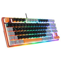 ACER EMACHINES EAK216 SİYAH/GRİ/TURUNCU USB RAINBOW AYDINLATMALI Q STANDART TKL KLAVYE - 2