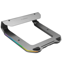 RAMPAGE ADS-T6U RAMP 4 ADET USB 3,0 HUB ILE RGB IŞIKLI ALÜMINYUM DIZÜSTÜ BILGISAYAR STANDI