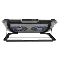 RAMPAGE SIRIUS S46 RGB IŞIKLI 2 FANLI YÜKSEKLIK AYARLI 125 *125*15 2 USB PORT NOTEBOOK SOĞUTUCU - 4