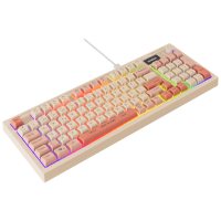 EVEREST KB-79 SILENT PRO BEJ/PEMBE/TURUNCU SESSİZ RGB Q MEMBRANE OYUNCU KLAVYESİ - 2