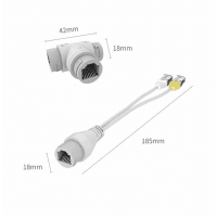 Q-PORT Q-SPLPOE1 POE SPLITTER 2-İN-1 AĞ KÖNNEKTÖRÜ+ 3 YOLLU RJ45 KONNEKTÖRÜ - 3