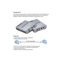 APRONX APX-USB60M (KVM60M) CAT5E/CAT6 60M USB FULLHD 1080P 3D KVM HDMI EXTENDER - 7