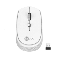 LECOO WS202-B KABLOSUZ 1200DPI 4 TUŞLU OPTIK MOUSE BEYAZ - 3