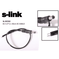 S-LINK SL-DC552 DC5.5*2.1 0,30 CM POWER DC JACK KABLO - 2
