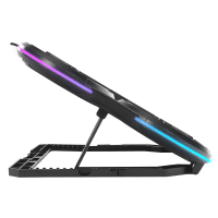 RAMPAGE PROTE R6 RGB IŞIKLI 6 FANLI TELEFON TUTUCULU NOTEBOOK SOĞUTUCU STAND - 4