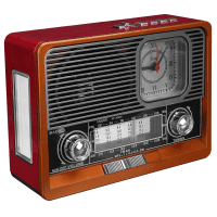 MIKADO MDR-105BT AHŞAP USB- TF DESTEKLI BLUETOOTH FM/AM/SW 8 BAND KLASIK RADYO