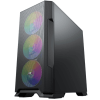 POWERBOOST VK-M509B 750W 80+ USB 3.0 ATX MESH RING RGB FAN SIYAH KASA (JBST-VKM509B) - 3