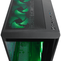 RAMPAGE LOOPY PLUS SİYAH 7*12CM ARGB FAN 950W 80 PLUS STANDART TEMPERLI CAM ATX MID-T GAMING OYUNCU KASASI - 4