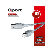 QPORT (Q-PR1.5) USB 2.0 1.5 METRE PRINTER KABLOSU