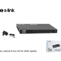 S-LINK SL-LU6218 8 PORT 4k 2k HDMI SPLITTER - 2