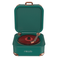 MIKADO MD-62BT 5W 1200MAH YEŞİL TF KART + BLUETOOTH DESTEKLİ KLASİK RETRO MÜZİK KUTUSU - 6