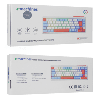 ACER EMACHINES EAK810 BEJ/MAVİ/TURUNCU USB RAINBOW AYDINLATMALI MINI Q STANDART KLAVYE - 4