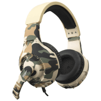 SNOPY SN-8800 GAMETIME KAMUFLAJ DESENLİ PC 3,5M PS4-XBOX-MOBILE GAMING OYUNCU MİKROFONLU KULAKLIK - 2