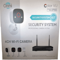 APRONX BS420 4 KANAL NVR + 3MP 4 KAMERA FULL COLOR MİKROFONLU WIFI SET