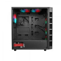 POWERBOOST X59RGB 650W 80+ USB 3.0 TEMPERED GLASS 6XRGB FANLI GAMING KASA - 5