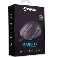 EVEREST RAGE-X2 USB SİYAH 800/1600/3200/4800/6400 DPI GAMING OYUNCU MOUSE - 6