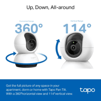 TP-LINK TAPO TC74 PAN/TILT AI EV GÜVENLİĞİ WI-FI 3K 5MP KAMERA - 4