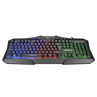 RAMPAGE KM-404 ARGENTI RAINBOW AYDINLATMALI USB GAMING COMBO Q KLAVYE + KULAKLIK + MOUSE + MOUSEPAD - 3