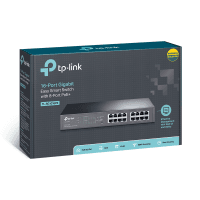 TP-LINK TL-SG1016PE 16-PORT GIGABIT EASY SMART SWITCH WITH 8-PORT POE+ (8-PORT 10/100/1000 DESKTOP/RACKMOUNT + 8 PORT PoE) - 4