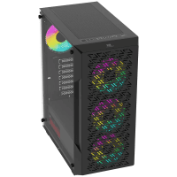 POWERBOOST PB-P801AB 650W 80+ BRONZE USB 3.0, ATX MESH, ARGB FAN SIYAH KASA - 2