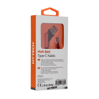 HYTECH HY-X415 3A TYPE-C 1M SIYAH DATA + ŞARJ KABLOSU - 3