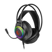 RAMPAGE RM-K27 X-JAMMER RAINBOW LEDLI PC USB 3.5M PS4-XBOX-MOBILE GAMING OYUNCU MİKROFONLU KULAKLIK - 2