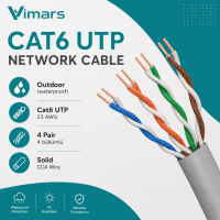 VİMARS CAT6 23AWG 305M OUTDOOR 0,57MM SİYAH UTP KABLO - 3